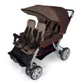 Foundations Quad LX 4-Passenger Stroller in Earthscape