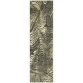 Parallels Multi/ Grey Runner Rug (2' x 5'9)