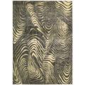 Parallels Multi/ Grey Area Rug (1'9 x 2'9)