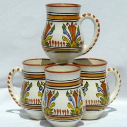 Set of 4 Sauvage Design Large 16-oz Mugs (Tunisia)