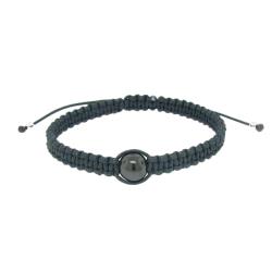 Sterling Silver Hematite Grey Bracelet