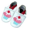 Cupcake Soft Sole Leather Baby Shoes