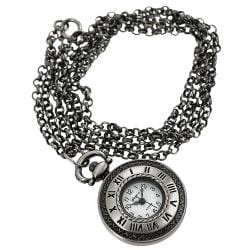 Geneva Platinum Women's Necklace Watch