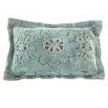 Jessica Slate/ Chocolate Chenille Standard-size Sham