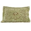 Jessica Mint/ Chocolate Chenille Standard-size Sham