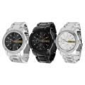 Geneva Platinum Men's Chronograph-style Link Watch