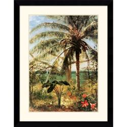 Albert Bierstadt 'Palm Tree, Nassau' Framed Art Print