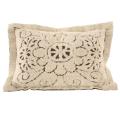 Jessica Chenille Ivory/ Chocolate Standard Sham