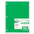 Mead WIDE MARGIN RULE 8 X 10 1/2 SPIRAL BOUND NOTEBOOK