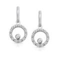 14k White Gold 1/3ct TDW Diamond Earrings (I-J, I1-I2)