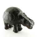 Paper Mache Small 'Save Lake Victoria' Water Hyacinth Hippo (Kenya)