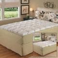Overfilled Gusseted Featherbed with Protective Zip Cover