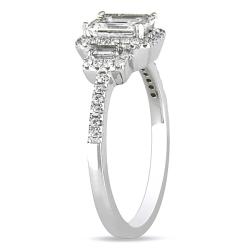 18k White Gold 1 1/3ct TDW Diamond Engagement Ring (D-E, SI1)