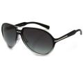 Prada Women's Black-to-Clear Transition Plastic Sunglasses