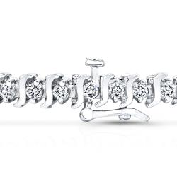 14k Gold 3ct TDW Diamond Tennis Bracelet (J-K, I2-I3)