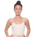 American Apparel Women's Creme Sheer Spaghetti Tank Top