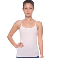American Apparel Women's Light Pink Sheer Spaghetti Tank Top
