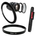 52-58-mm Step-up Ring Filter Adapter/ UV Filter/ Cleaning Pen for Sony