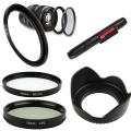 52-58-mm Step-up Adapter/ Polarizing Filter/ UV Filter/ Cleaning Pen
