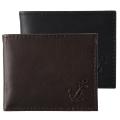 Nautica Men's Anchor Embossed Bi-Fold Genuine Leather Passcase Wallet