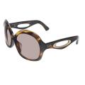 Emilio Pucci Women's Brown Oversized Havana Sunglasses