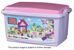 Micro Bloks Pink 550-piece Tub Play Set