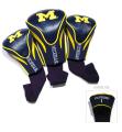 Michigan Wolverines NCAA Contour Wood Headcover Set