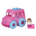 Mega Bloks Lil' Vehicles Lil' Pink Bus Play Set