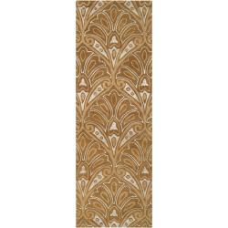 Hand-tufted Eastbourne New Zealand Wool/ Viscose Rug (2'6 x 8')