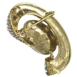 Cano Stylish Antique Goldplated Stones Brooch