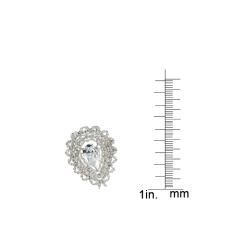 Cano Rhodium-Plating Original Cubic Zirconia Brooch