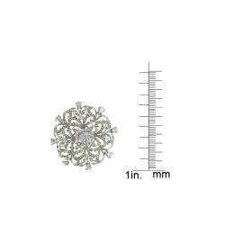 Cano Shinning Cubic Zirconia and Stellux Swarovski Stones Brooch