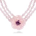 Sterling Silver 31 ct TGW Multi Gemstone Necklace