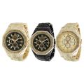 Geneva Platinum Men's Chronograph-style Link Watch