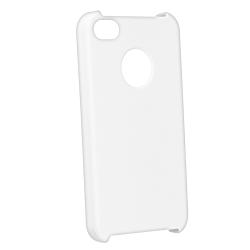 White with Rear Hole Snap-on Case for Apple iPhone 4 AT&T/ Verizon