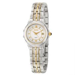 Seiko Women's 'Le Grand Sport' Stainless and Yellow Goldplated Steel Quartz Watch