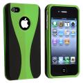 Green/ Black Cup Shape Snap-on Case for Apple iPhone 4