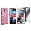 Bling Case/ Mirror Screen Protector for Samsung Galaxy S II i9100