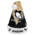 Pittsburgh Penguins 2011 Colorblock Runoff Logo Santa Hat
