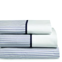 Nautica Clear Lake/ Blue Lake Twin-size Sheet Set