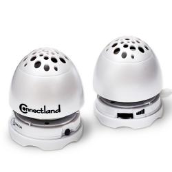 Connectland Rechargeable Mini Egg-Shape Speakers SPK20069