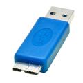 SYBA USB 3.0 Plug Adapter USB 3.0 Type A to USB 3.0 Micro B M/M