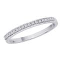 10k White Gold 1/5ct TDW Diamond Women's Wedding Band (H-I, I2-I3)