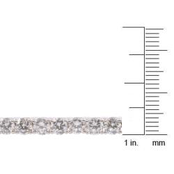 Michael Valitutti Signity 14k Gold and Silver Cubic Zirconia Bracelet