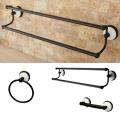 Oil Rubbed Bronze 3-piece Bathroom Accessory Set