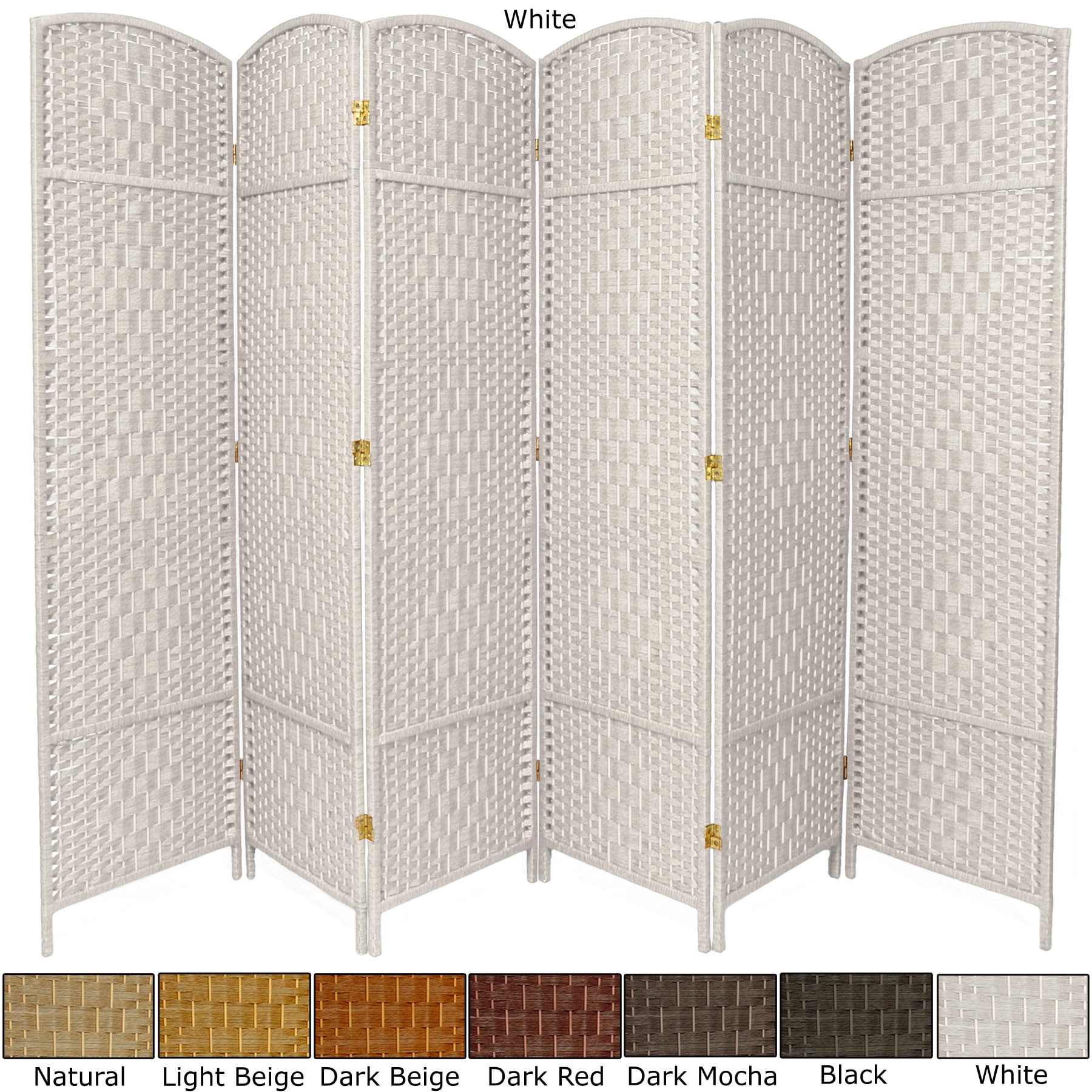 Diamond Weave 7 foot Room Divider (China)