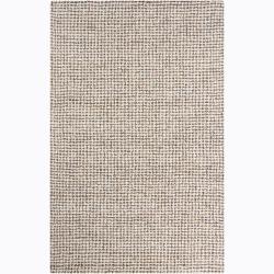 Hand-tufted Mandara Ivory Wool Rug (4' x 6')