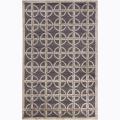 Hand-tufted Harrow Grey Geometricl Rug (8'x10')