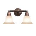 Woodbridge Lighting Hudson Glen 2-light Marbled Bronze Bath Bar