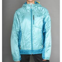 Mountain Hardware Women's Seafrost Blue PrimaLoft Hooded Compressor Jacket